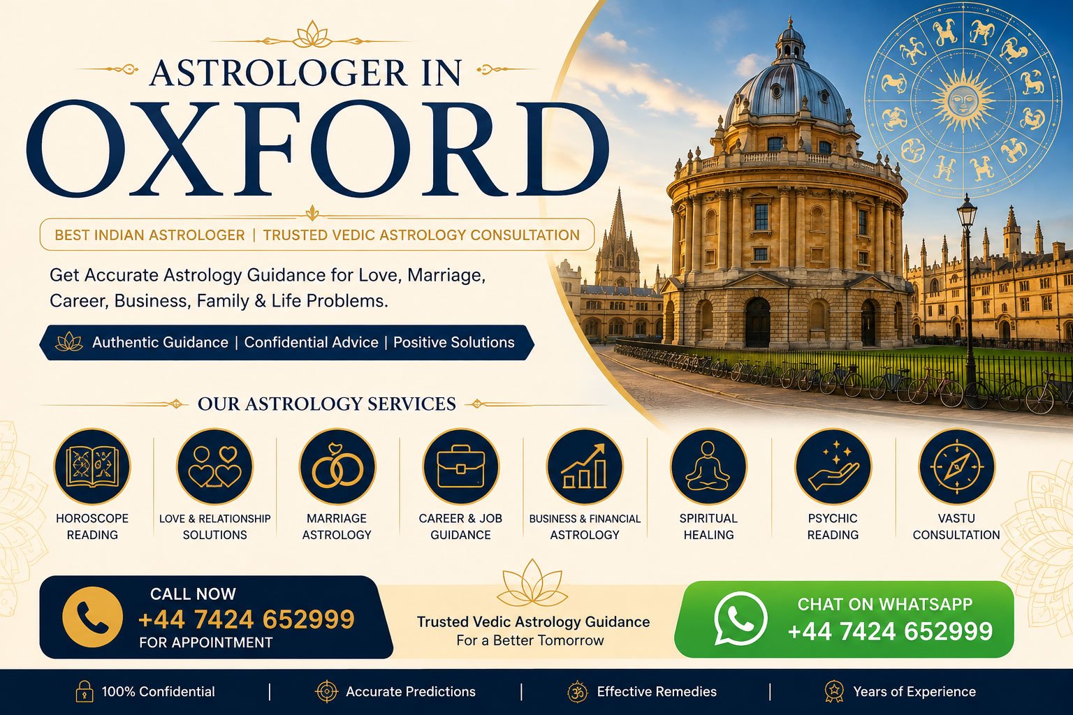 Vedic astrology consultation and horoscope reading guidance in Oxford