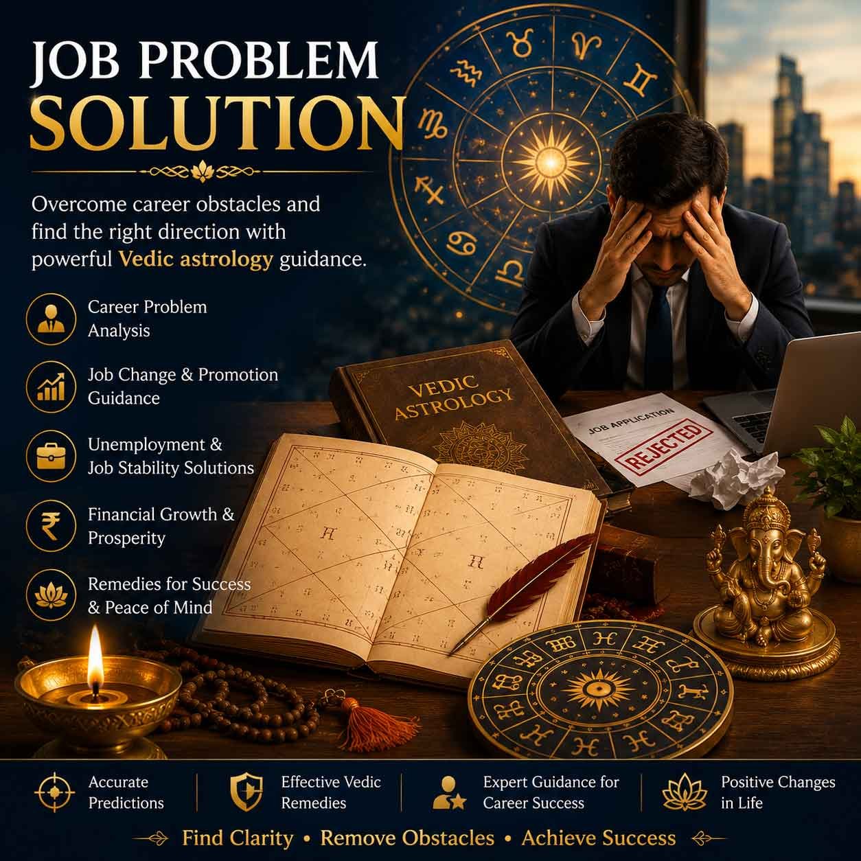 Vedic astrology consultation for career and job problems